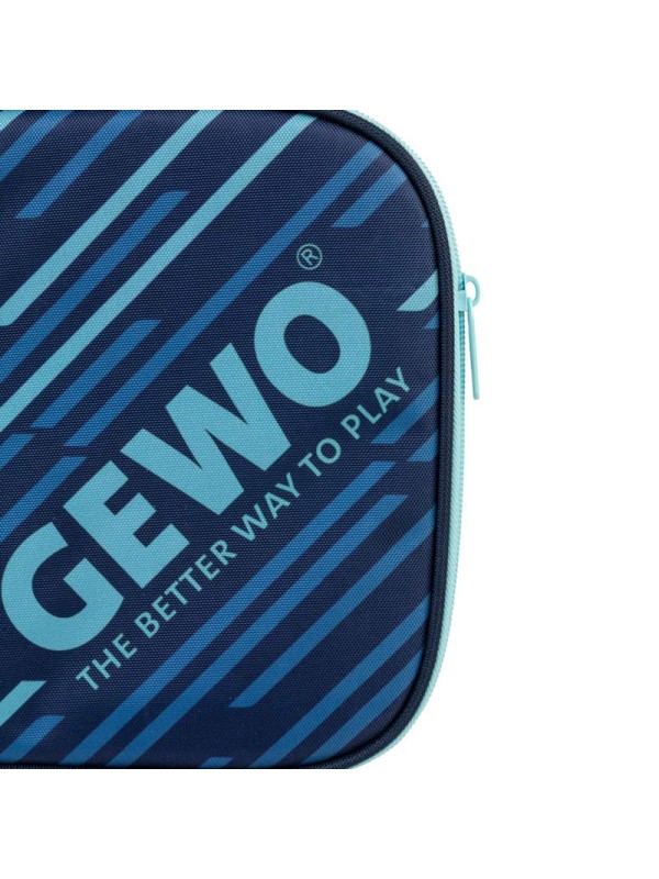 Ovitek za namizno teniški lopar GEWO Single cover Stripes Navy