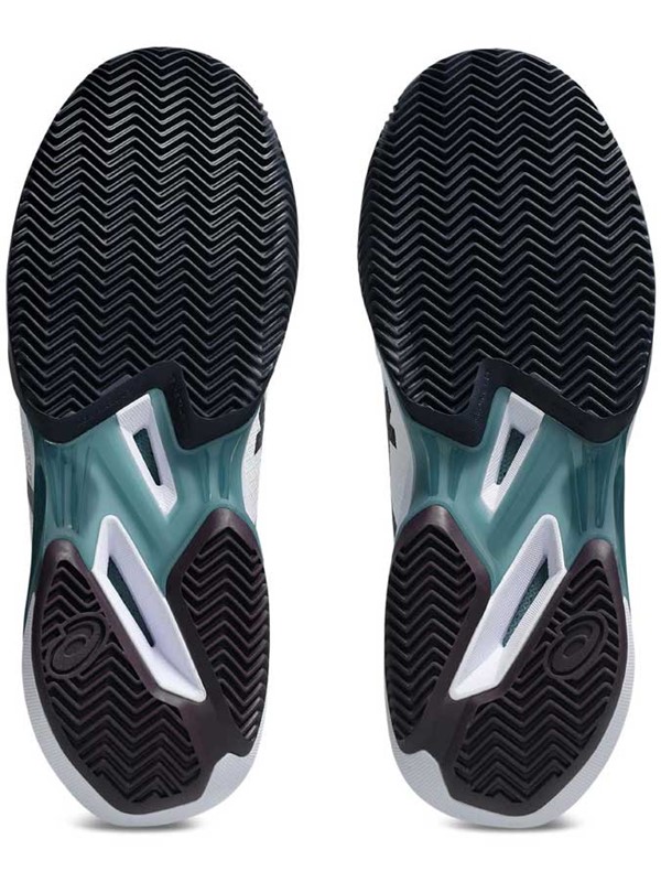 Tenis copati ASICS Gel Solution Speed FF 4 Clay White Midnight