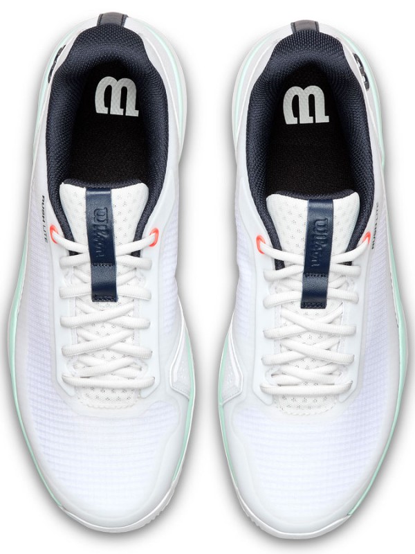 Tenis copati Wilson Rush Lite 5 Clay White/Fiery Coral