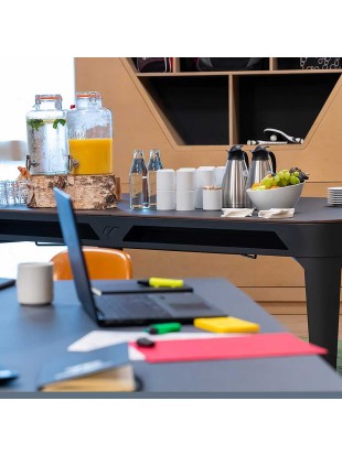 Cornilleau Hyphen biljard miza – črna z light grey podlogo