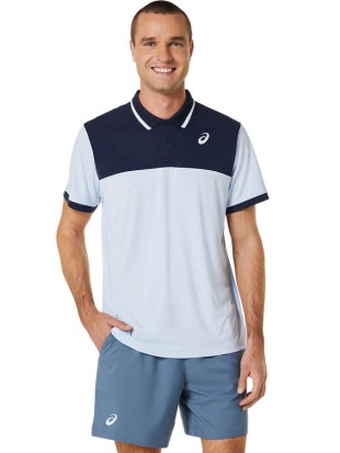 Asics moška polo majica Court Soft Sky