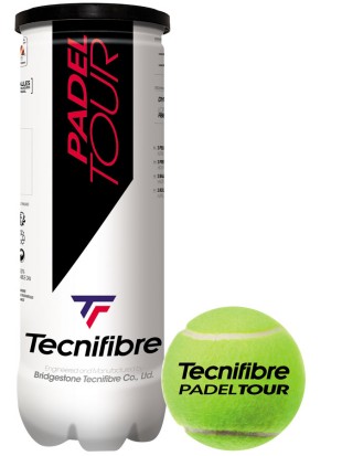 Padel žoge Tecnifibre Tour - 3 pack