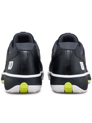 Tenis copati Wilson Rush Lite 5 Clay Black/Safety yellow