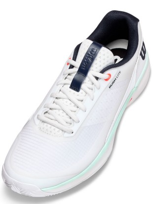 Tenis copati Wilson Rush Lite 5 Clay White/Fiery Coral