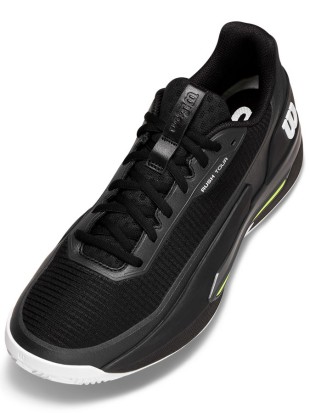 Tenis copati Wilson Rush Tour 5 Clay Black safety yellow