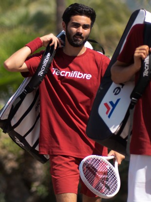 Tecnifibre moške stretch team hlačke Cardinal
